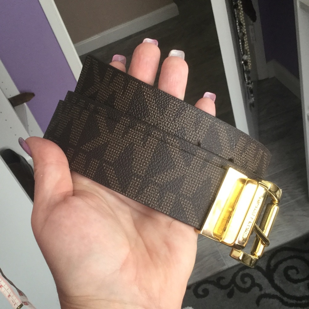 Michael Kors Monogram Belt Reversible Unisex 35-38